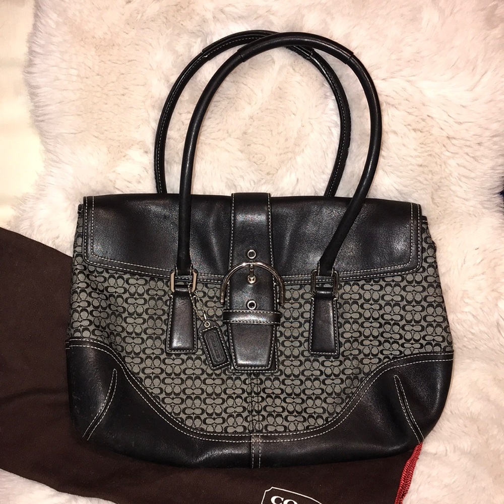 Coach signature purse